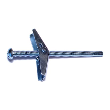 Midwest Fastener Toggle Bolt, 4" L, Steel, 10 PK 60266